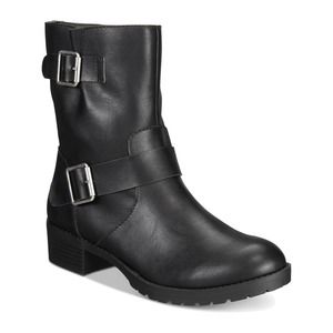 Style & Co. Womens Gianara Black Ankle Boots Size 7